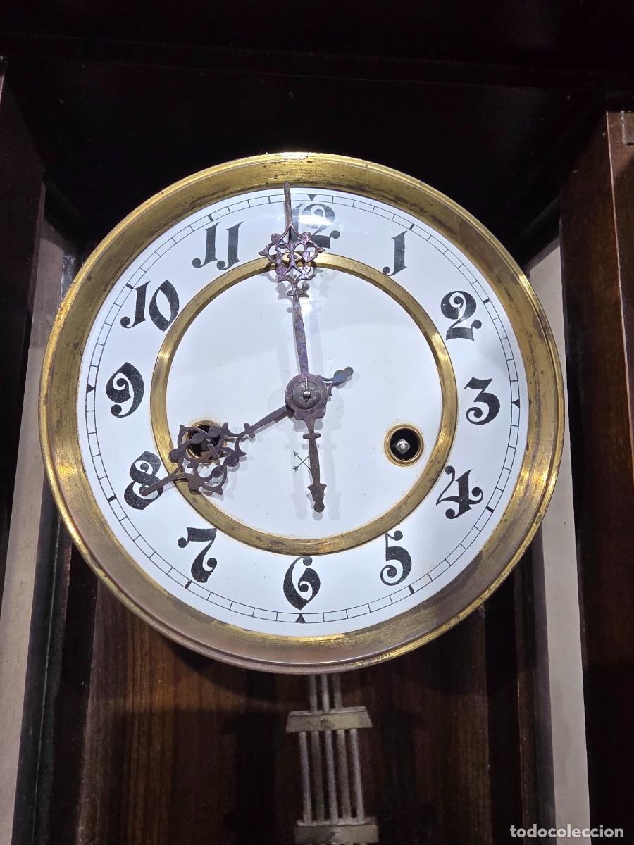 Relojes de pared: Reloj de pared antiguo de p&eacute;ndulo - Foto 5