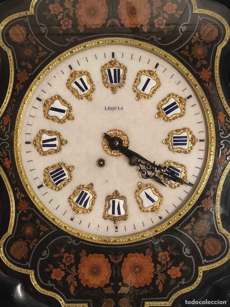 Relojes de pared: Espectacular reloj de pared con marqueter&iacute;a - Foto 2