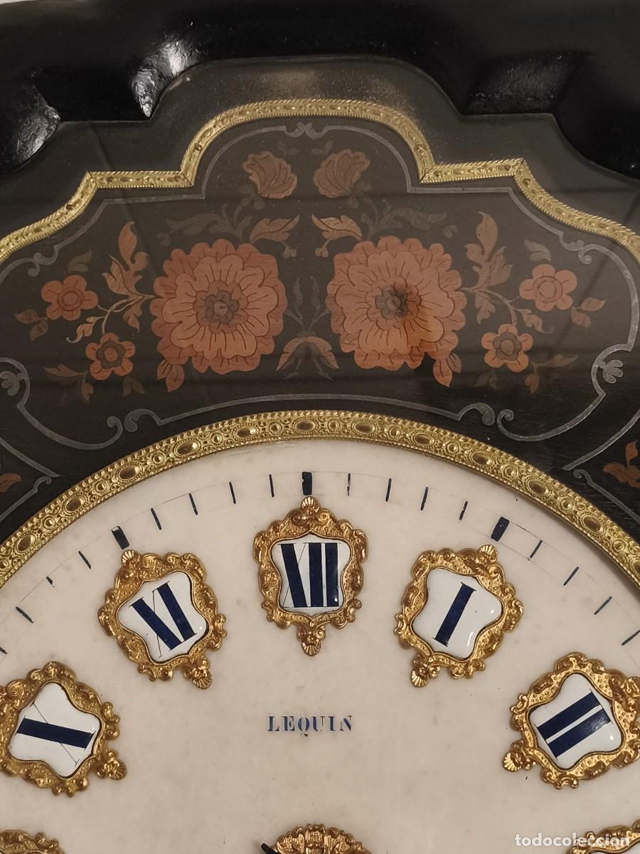 Relojes de pared: Espectacular reloj de pared con marqueter&iacute;a - Foto 3