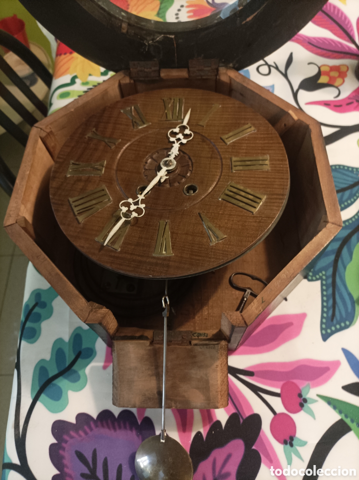 Relojes de pared: Reloj de pared antiguo en funcionamiento - Foto 3