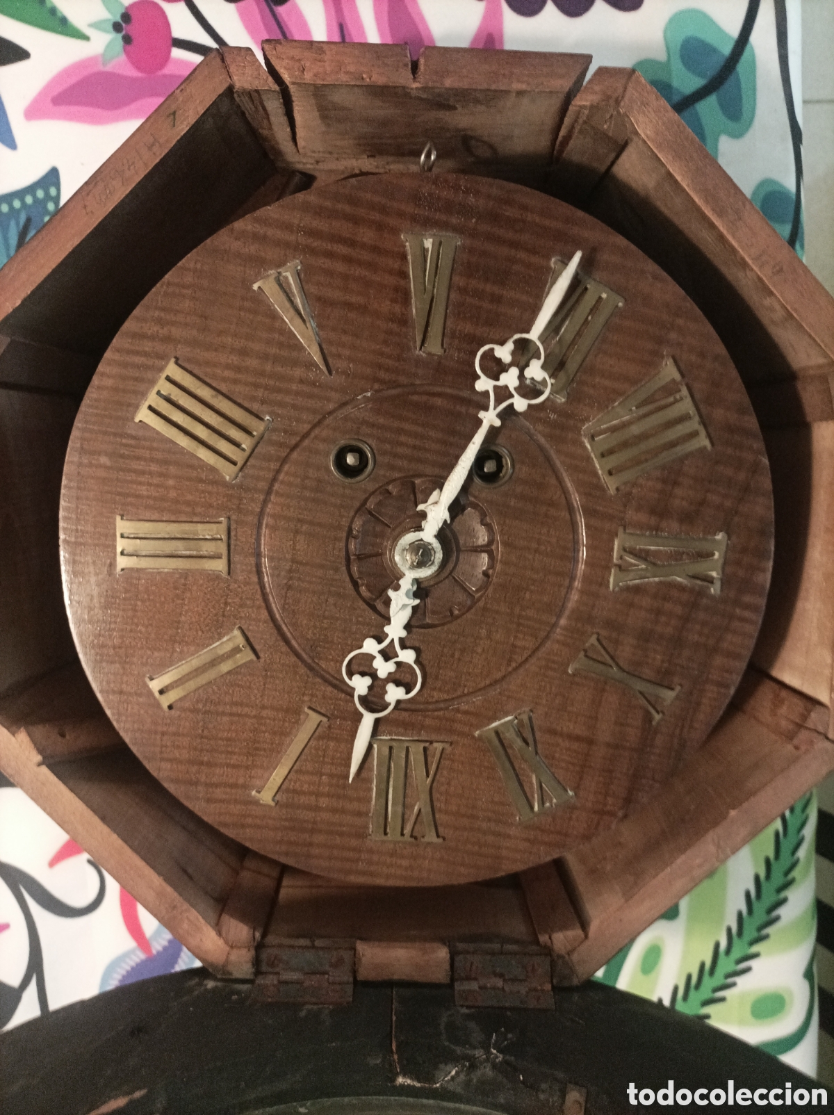 Relojes de pared: Reloj de pared antiguo en funcionamiento - Foto 5