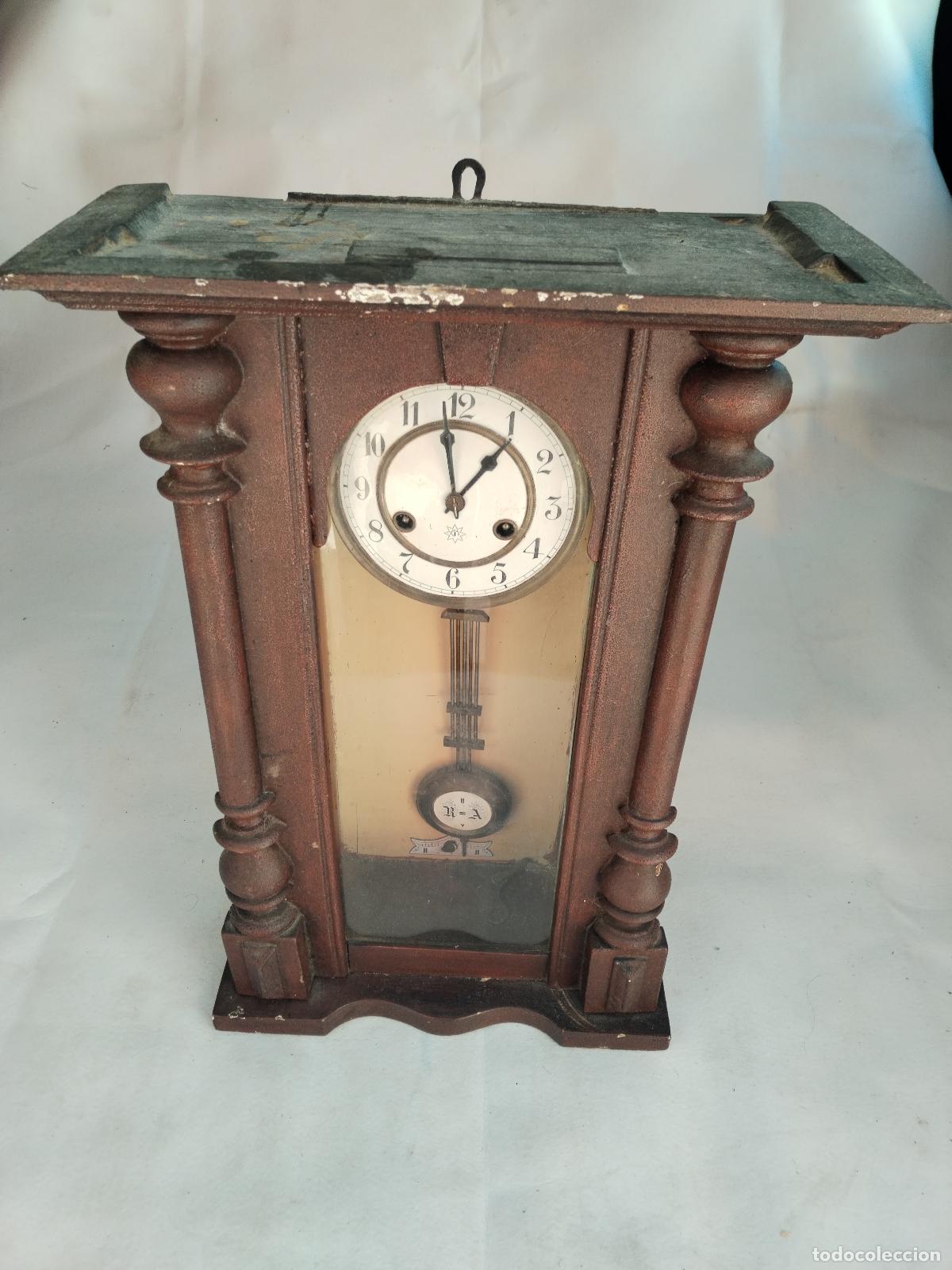 Relojes de pared: reloj de pared antiguo junghans para restaurar - Foto 5
