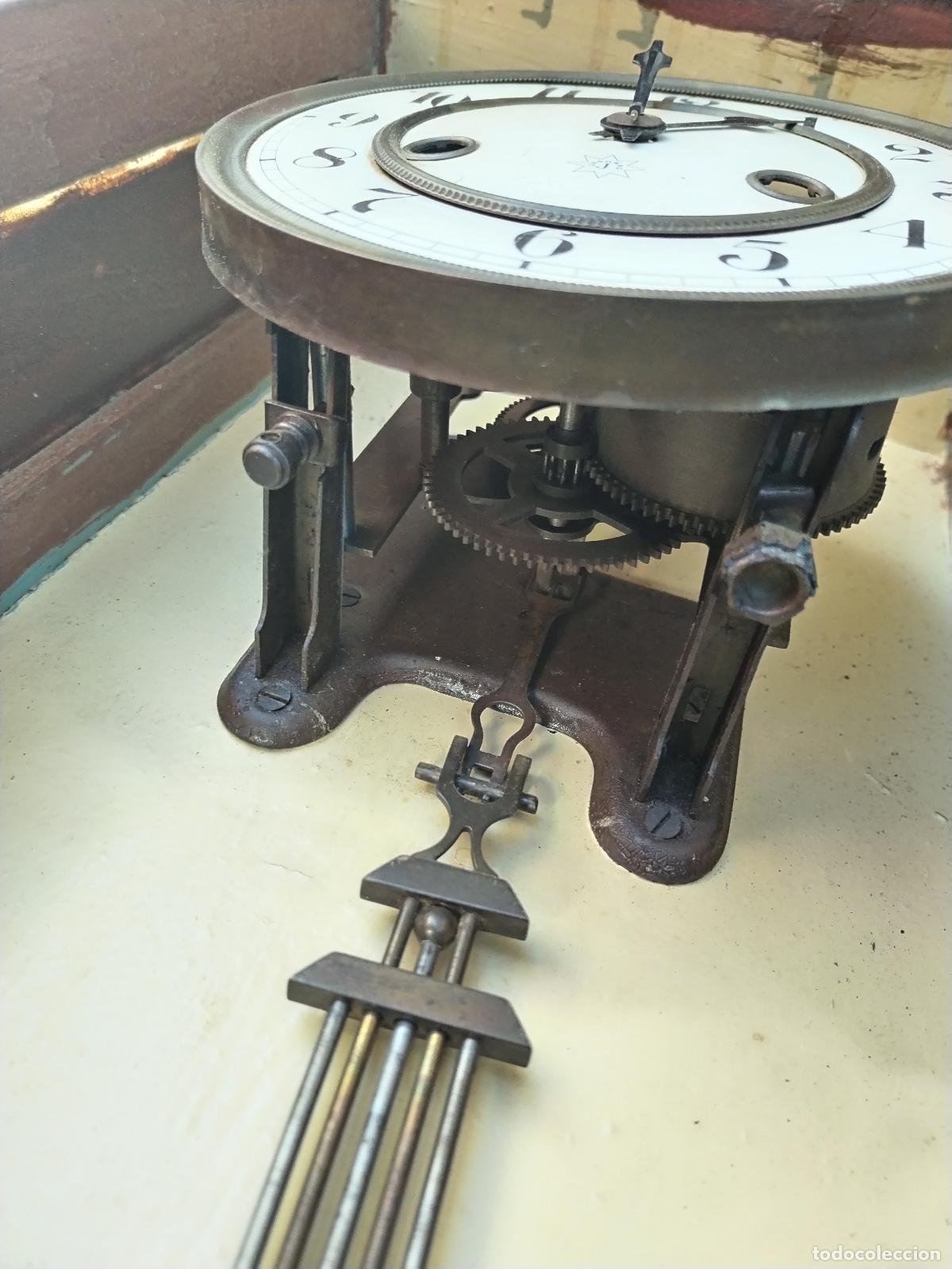 Relojes de pared: reloj de pared antiguo junghans para restaurar - Foto 7