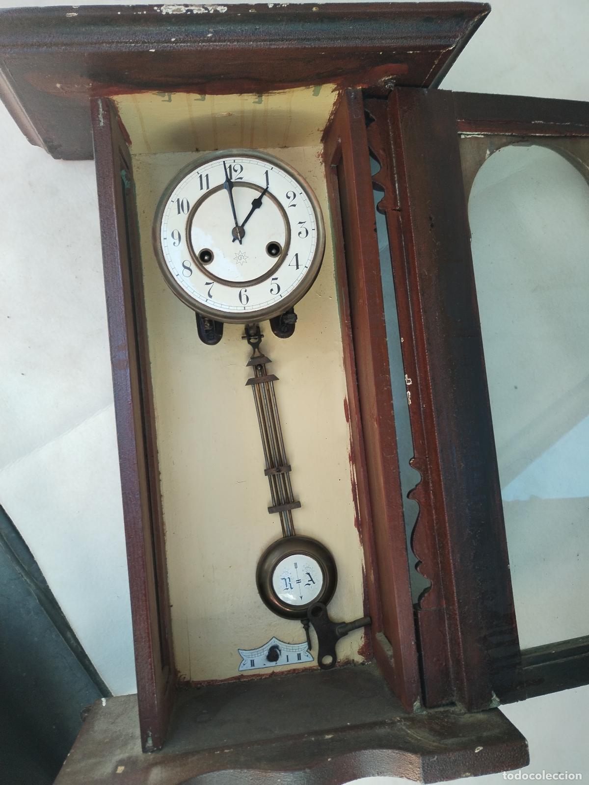 Relojes de pared: reloj de pared antiguo junghans para restaurar - Foto 12