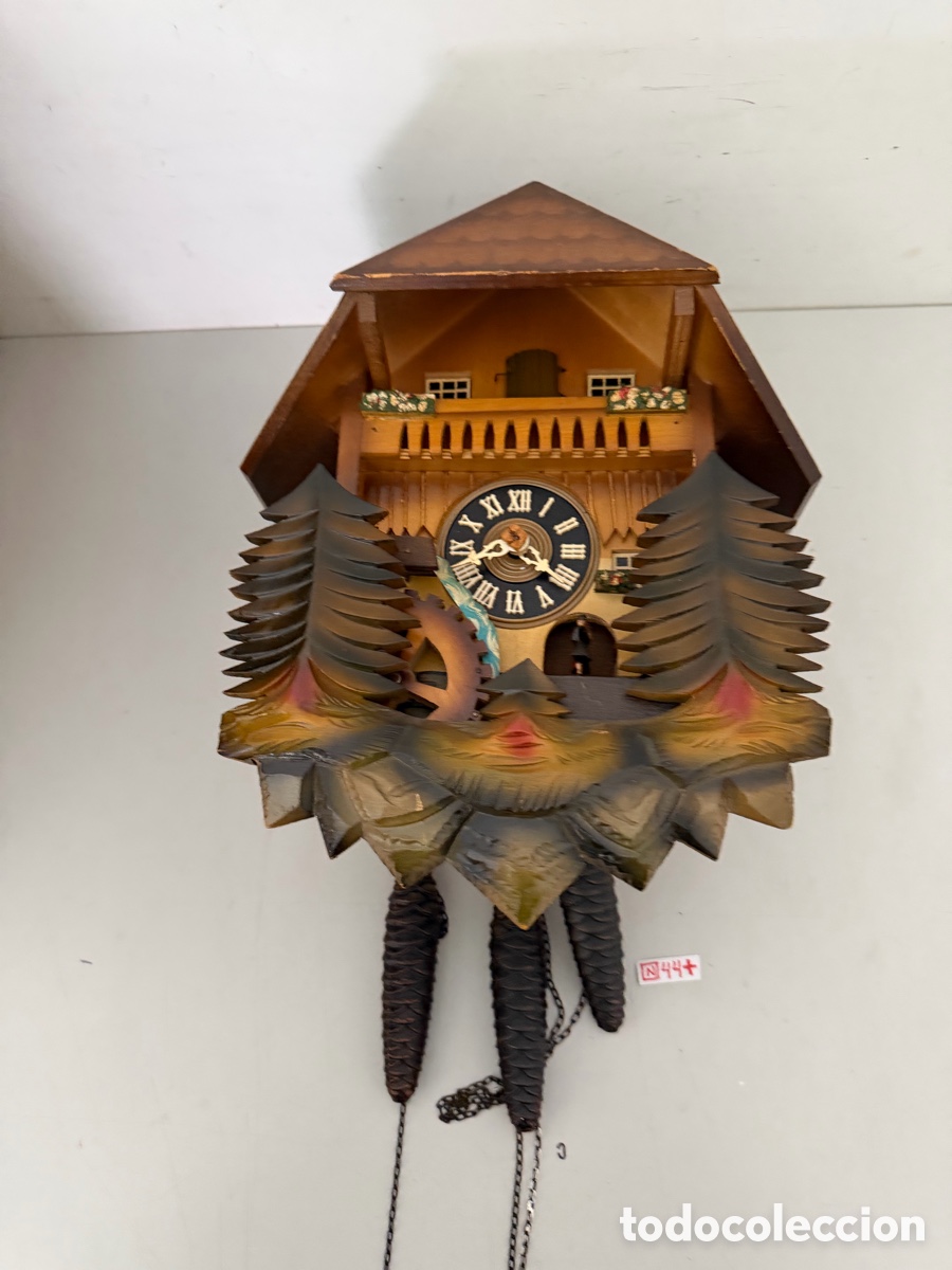 Relojes de pared: reloj de cuco antiguo de la Selva Negra - Foto 1
