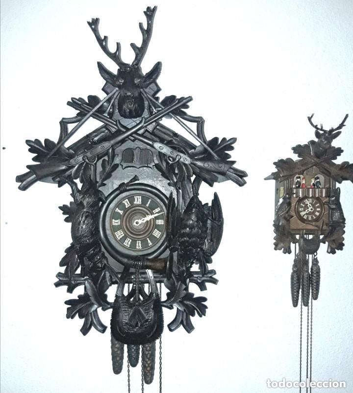 Horloges murales: RELOJ DE CUCO HACIA 1900. MUY GRANDE.