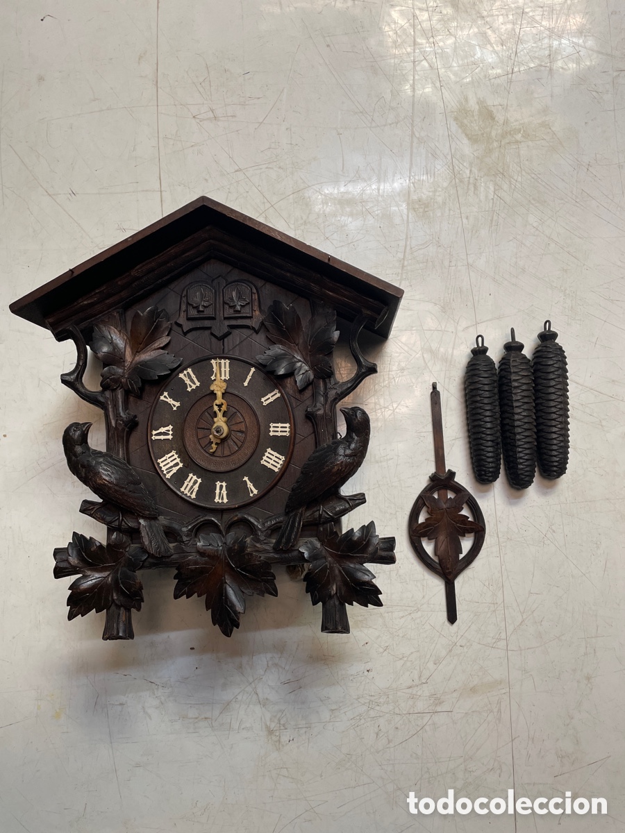 Relojes de pared: Bonito reloj cucut del siglo xix