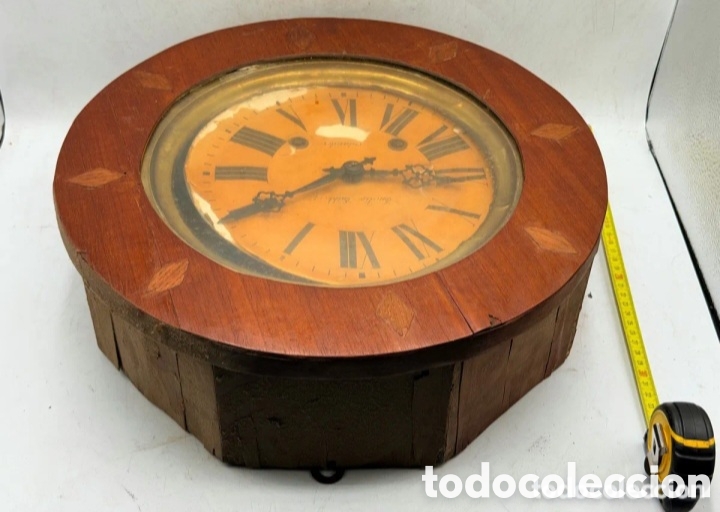 Horloges murales: Reloj de pared caja de madera