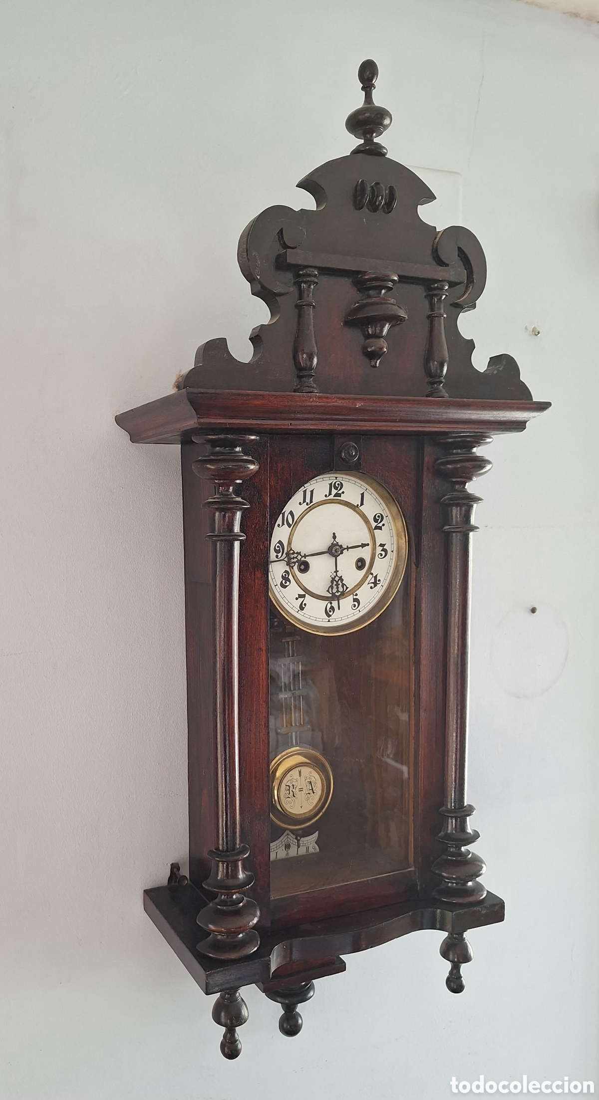 Relojes de pared: Reloj de pared con p&eacute;ndulo - Foto 2