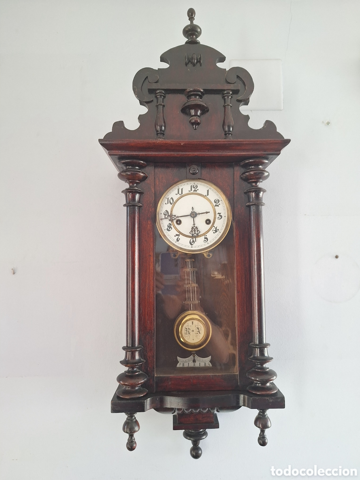 Relojes de pared: Reloj de pared con p&eacute;ndulo - Foto 1