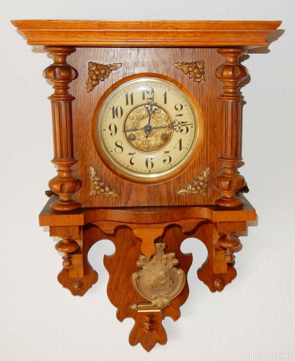Relojes de pared: Reloj de pared c1900 - Foto 2