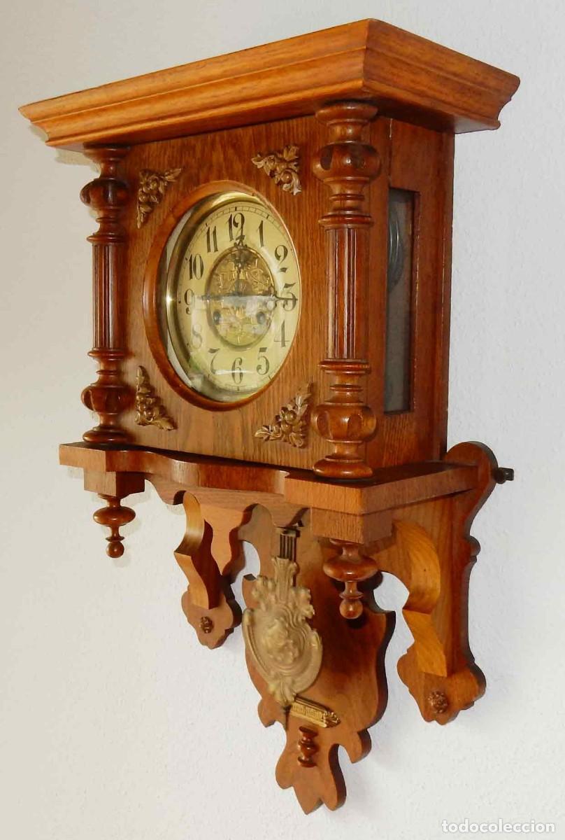 Relojes de pared: Reloj de pared c1900 - Foto 5