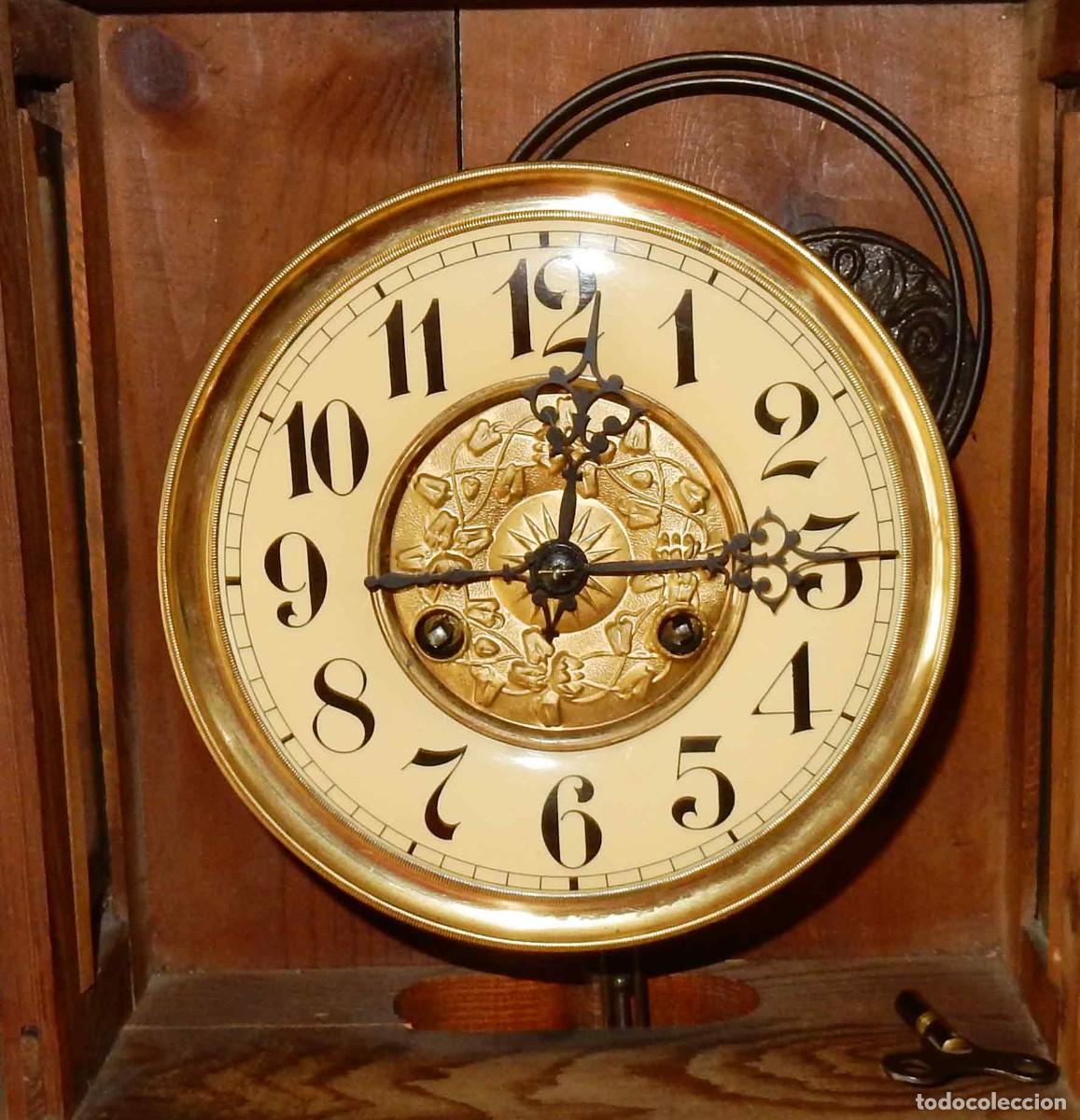 Relojes de pared: Reloj de pared c1900 - Foto 6