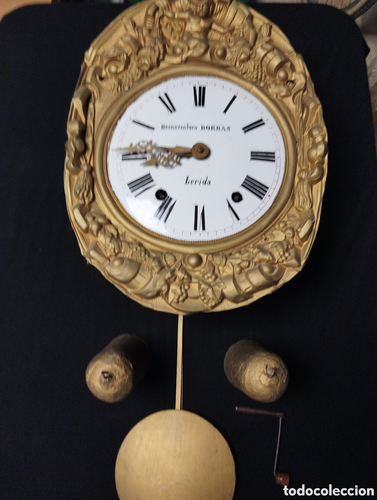 Relojes de pared: Reloj estilo Morez , Buenaventura Borr&aacute;s, LLeida