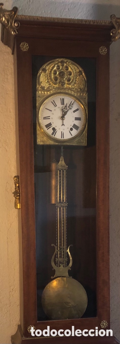 Relojes de pared: Reloj morez con pendulo de lira - Foto 1