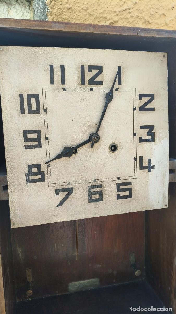 Relojes de pared: Horloge murale m&eacute;canique suisse fonctionne