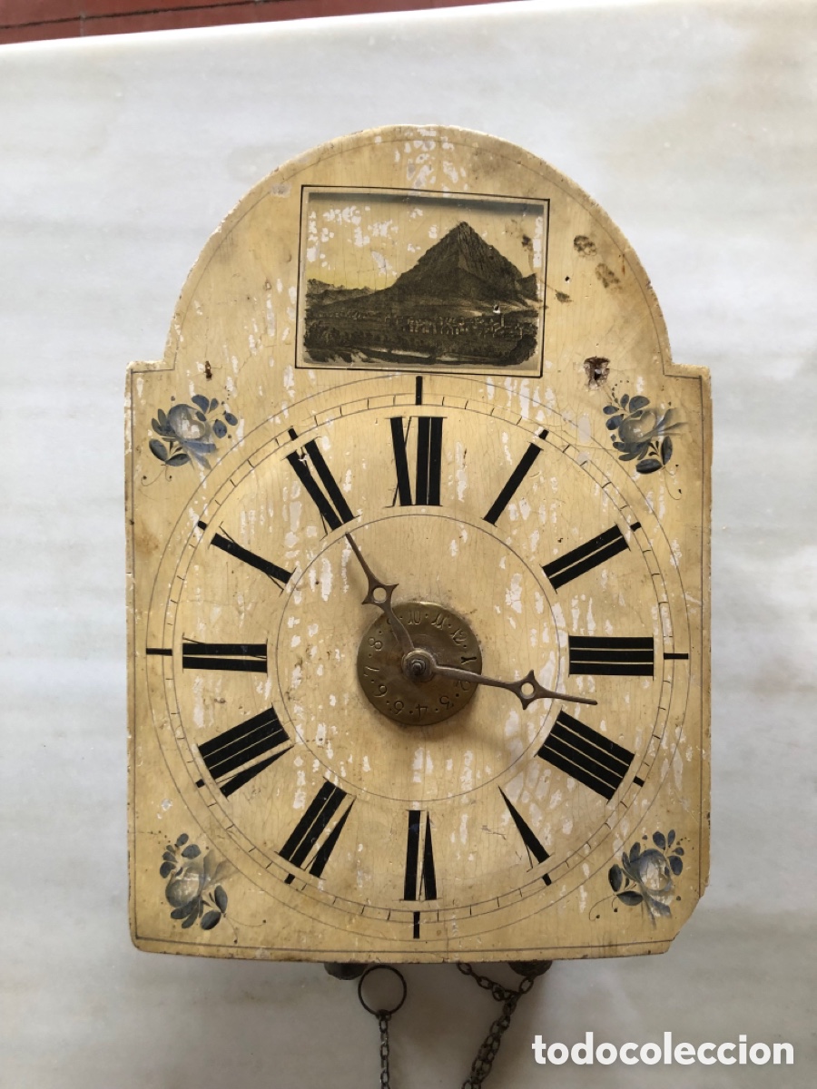 Relojes de pared: Reloj selva negra o rayera. Siglo XIX