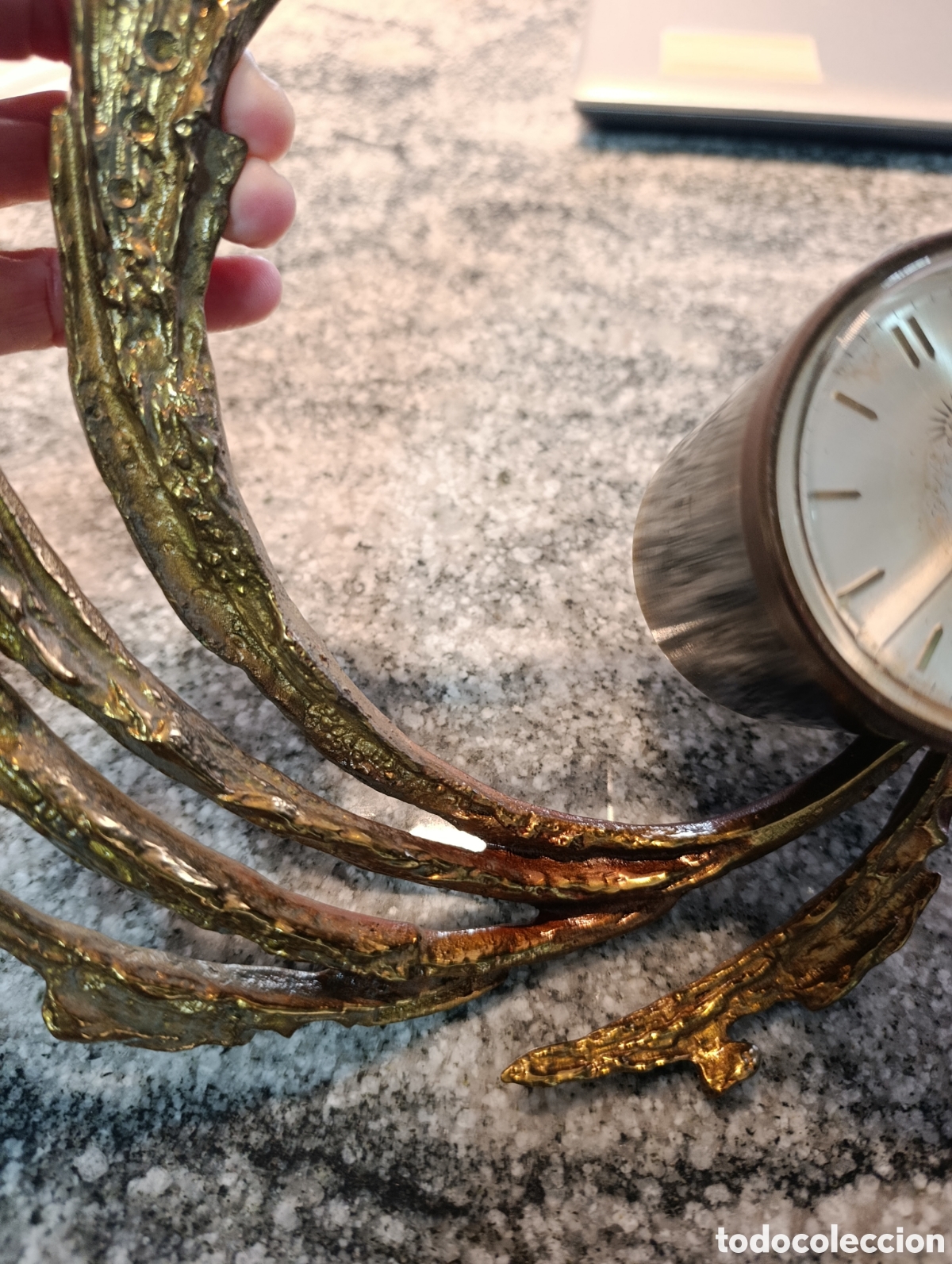 Relojes de pared: Reloj de pared &rdquo; Quartz&rdquo;. (Remolino) - Foto 4
