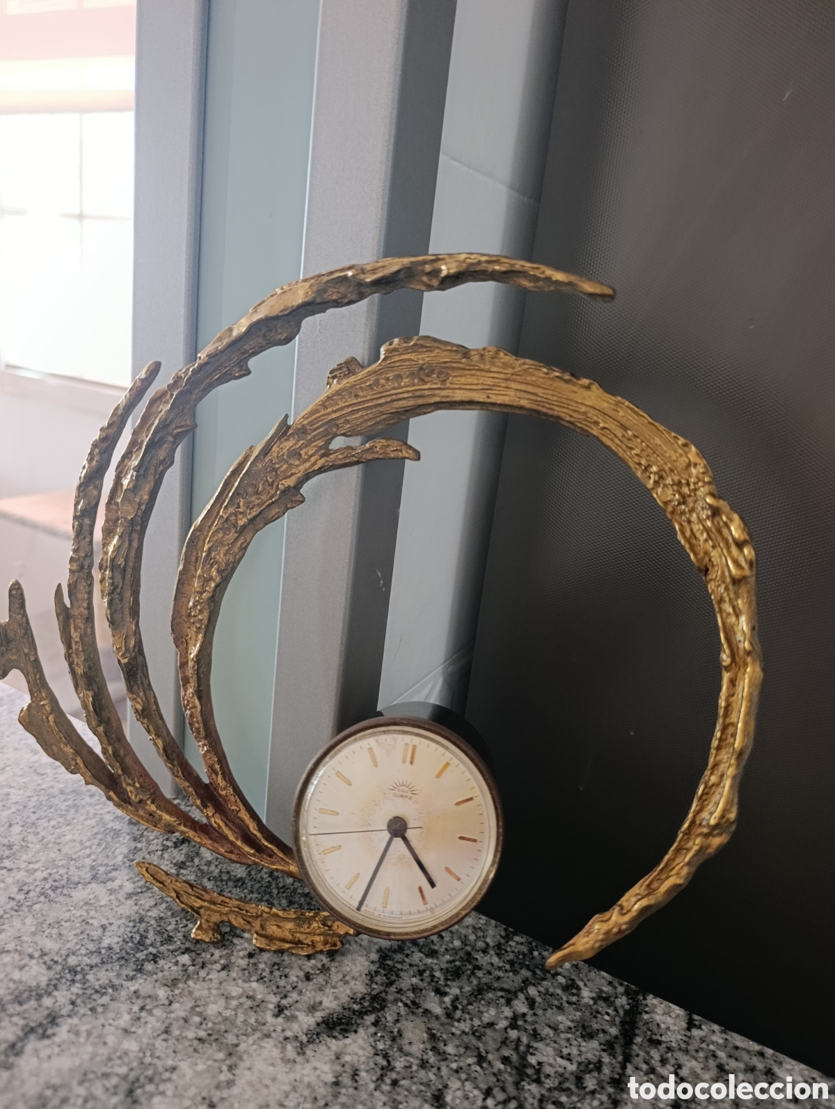 Relojes de pared: Reloj de pared &rdquo; Quartz&rdquo;. (Remolino)