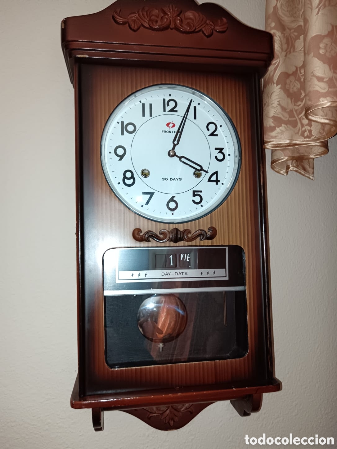 Relojes de pared: Reloj de Pared Vintage Frontier 30 D&iacute;as