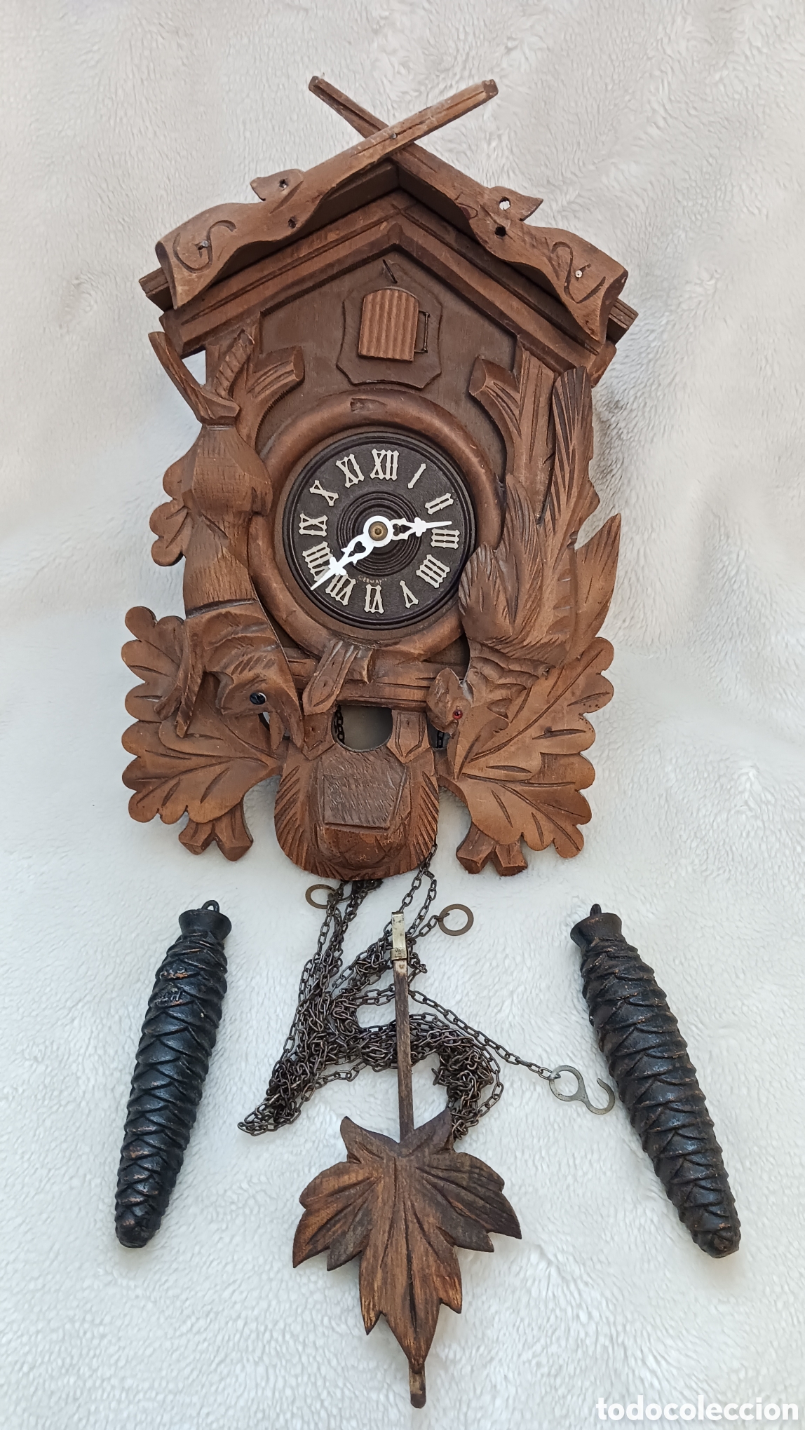 Relojes de pared: RELOJ DE CUCO, REGULA, PARA RESTAURACI&Oacute;N.