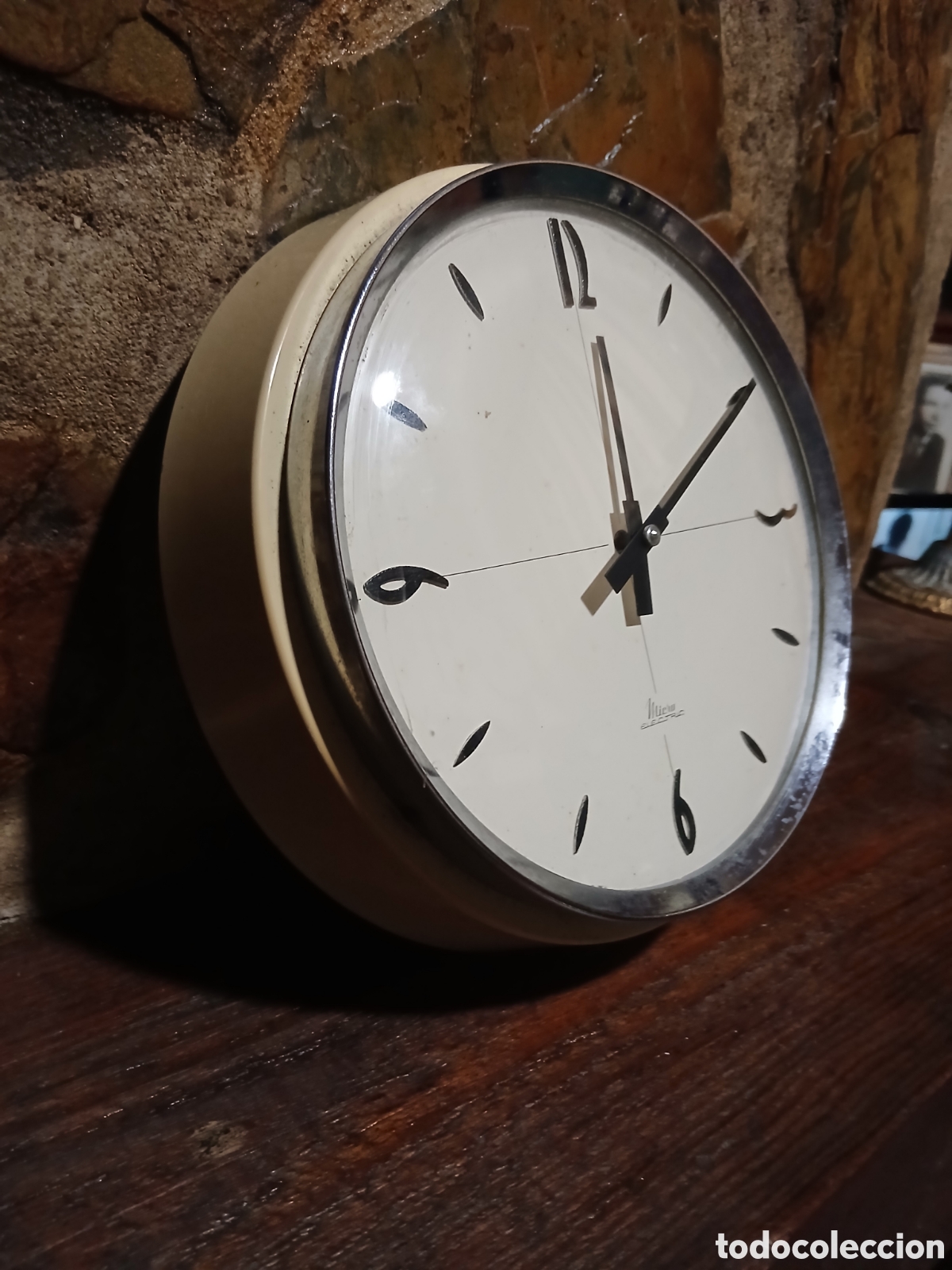 Relojes de pared: Antiguo reloj de pared de cocina Micro Electronic - Foto 7