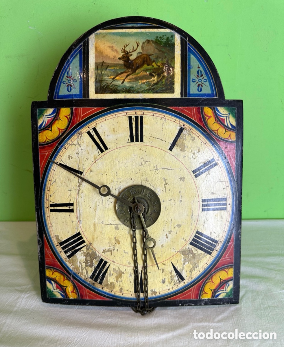 Rel&oacute;gios de parede: Antiguo reloj Selzmann Schwarzwald alem&aacute;n siglo XIX con maquinaria . Ver fotos