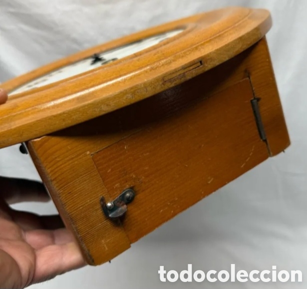 Relojes de pared: Reloj de pared caja de madera - Foto 5
