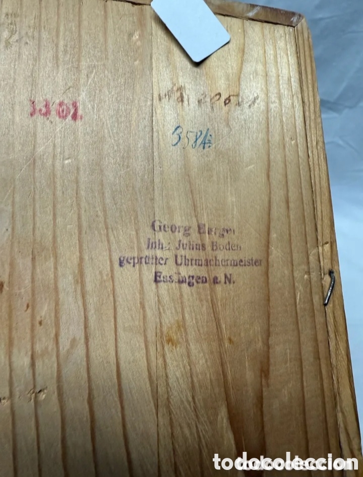 Relojes de pared: Reloj de pared caja de madera - Foto 7