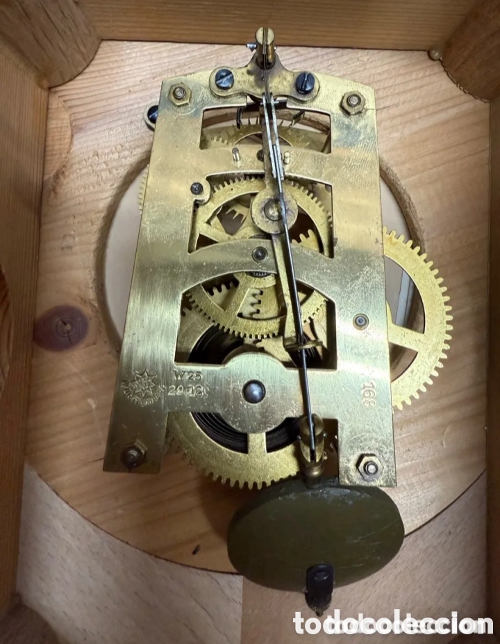 Relojes de pared: Reloj de pared caja de madera - Foto 8