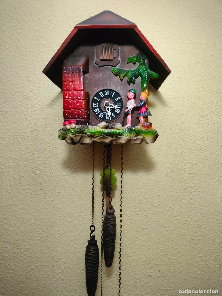 Horloges murales: RELOJ CUCU-CUCO HANSEL & GRETEL.MADE IN GERMANY.MARCA REGULA.MECANICO CON AUTOMATA.