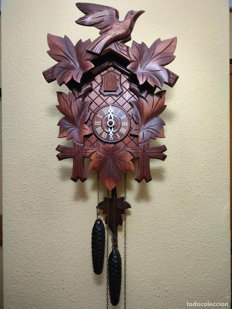 Horloges murales: RELOJ CUCU-CUCO DEL PRESTIGIOSO FABRICANTE HUBERT HERR TRIBERG.SELVA NEGRA(GERMANY).MEC&Aacute;NICO.