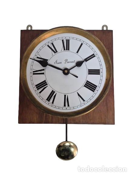 Relojes de pared: Reloj de Pared, Estaci&oacute;n - Jean Prevost - Maquina a Pilas - Vintage