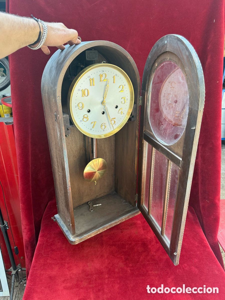 Relojes de pared: Antiguo reloj de carrillon de 12 cuerdas!