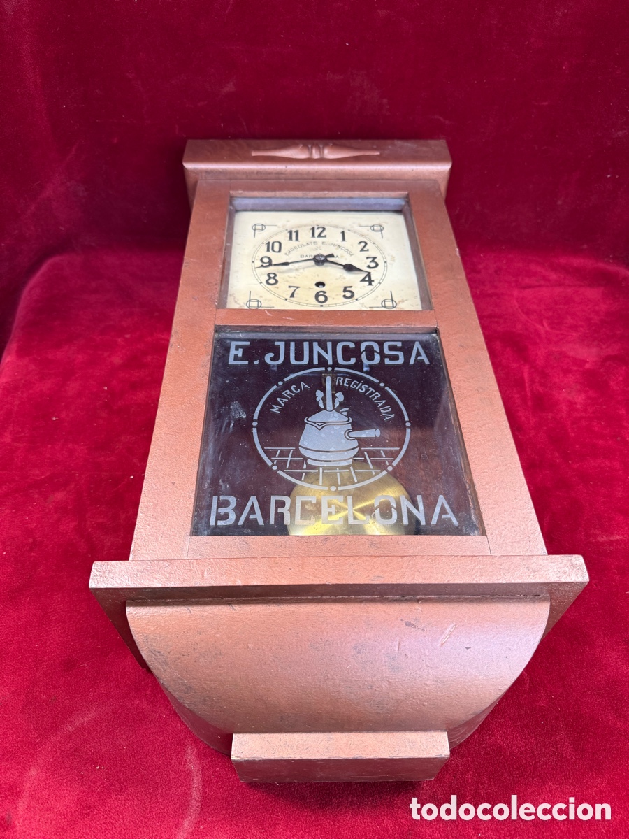 Wanduhren: Antiguo reloj Chocholate E. JUNCOSA Barcelona!