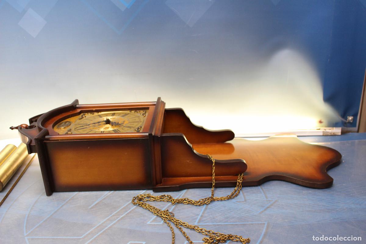 Relojes de pared: Reloj carrill&oacute;n de pared Micro. Tempus Fugit. - Foto 4