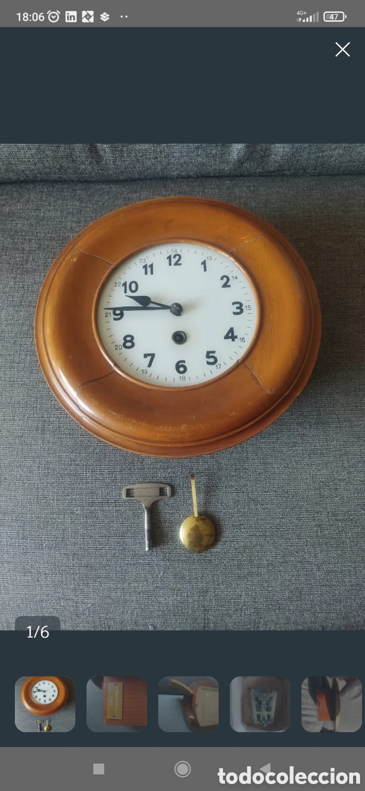 Relojes de pared: Reloj Escuela Alem&aacute;n - Foto 1