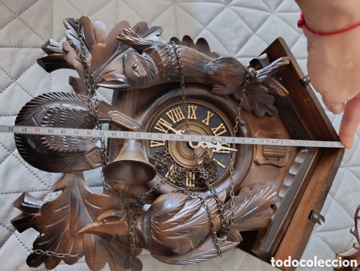 Relojes de pared: Lote 6 el relojes de cuco - Foto 5