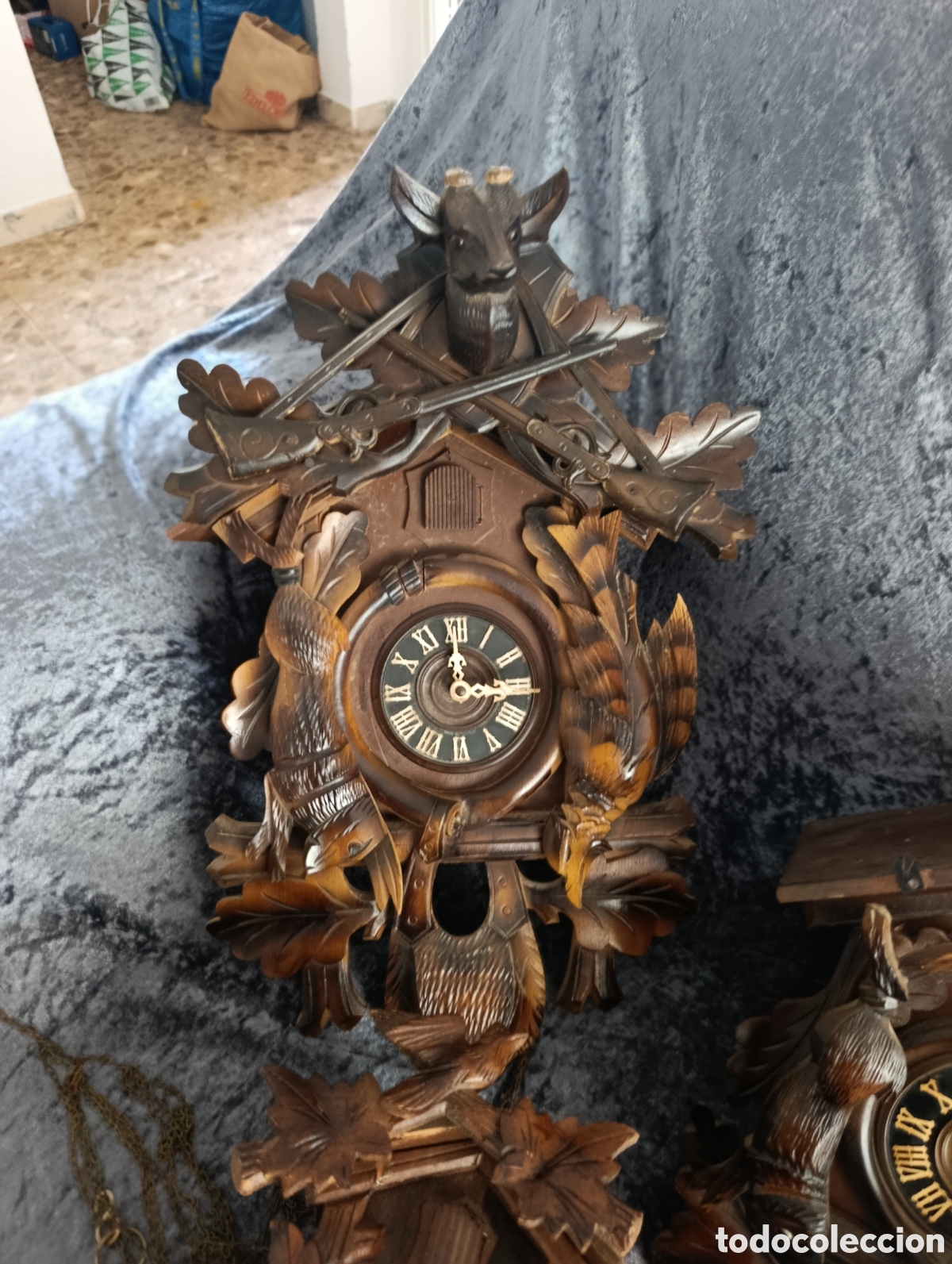 Relojes de pared: Lote 6 el relojes de cuco - Foto 14