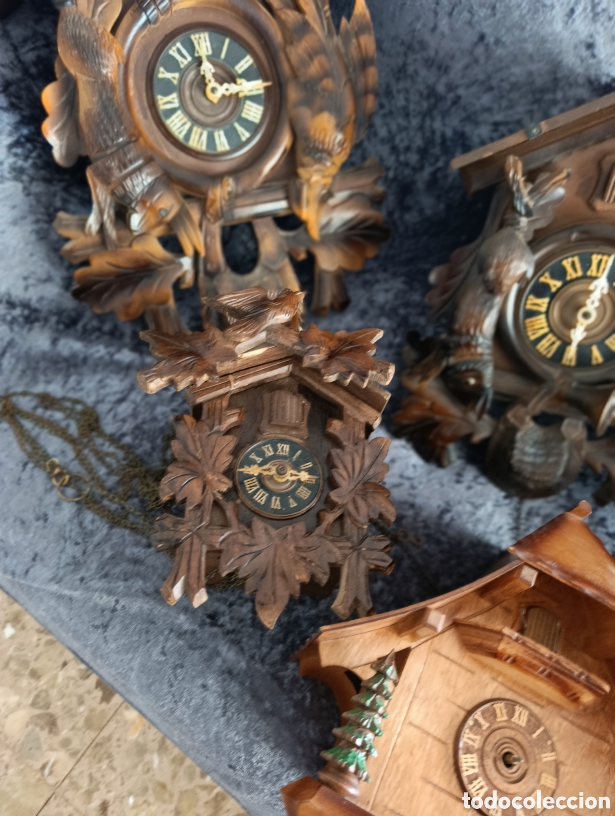 Relojes de pared: Lote 6 el relojes de cuco - Foto 15