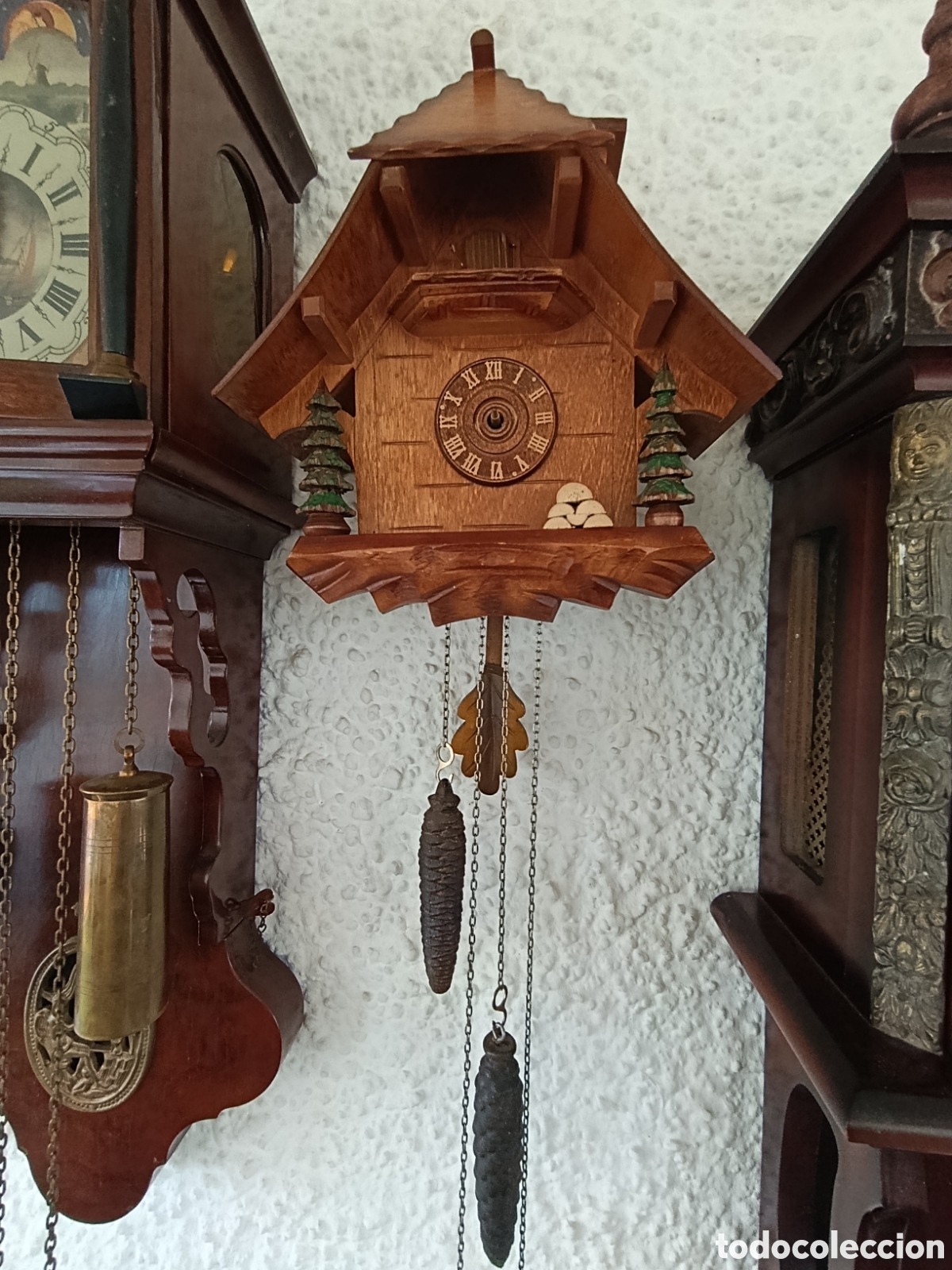 Relojes de pared: Lote 6 el relojes de cuco - Foto 22