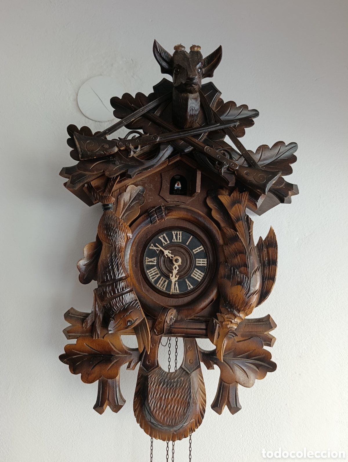 Relojes de pared: Lote 6 el relojes de cuco - Foto 27