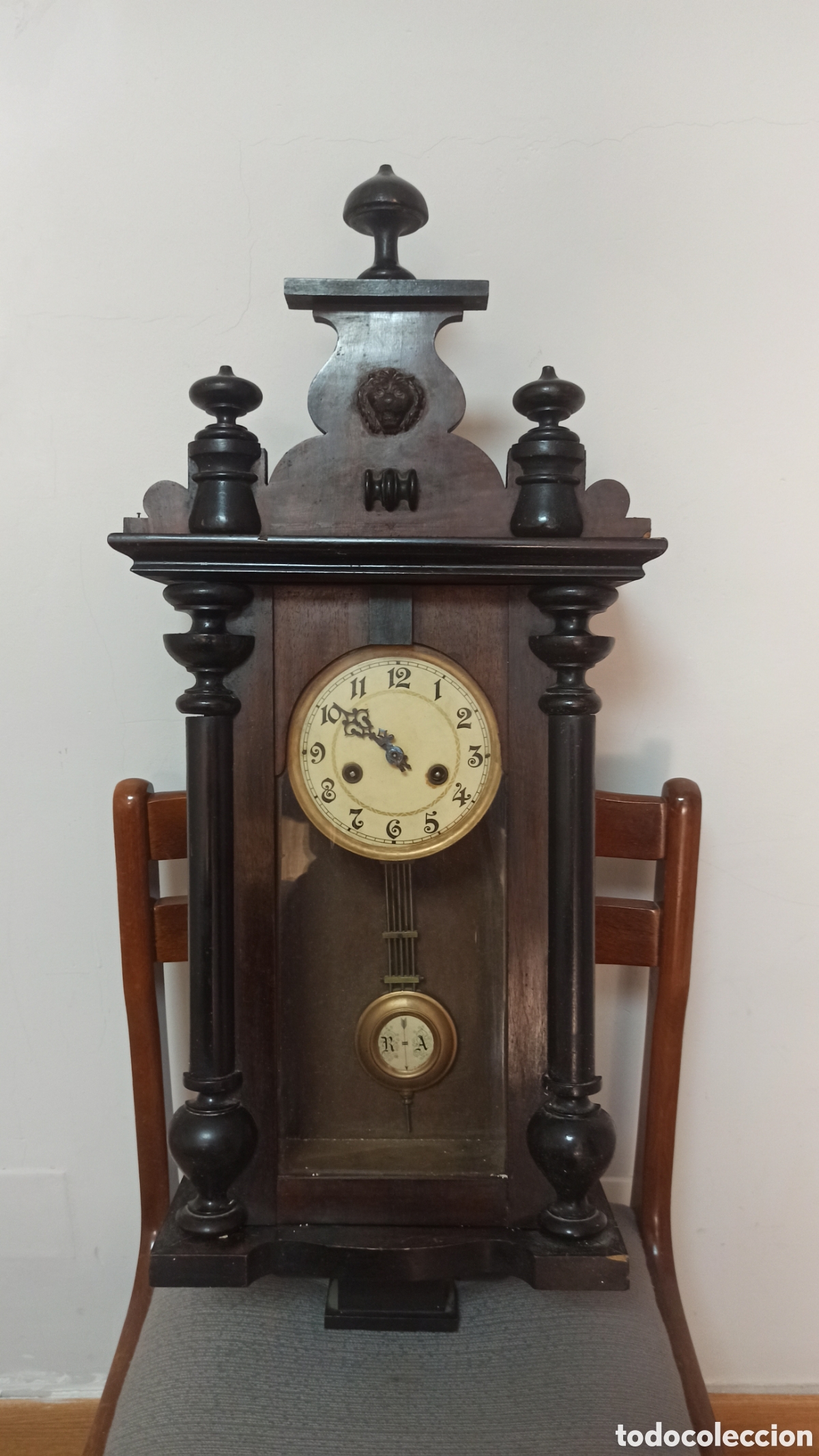 Relojes de pared: Reloj de Pared Antiguo Regulador Estilo Alfonsino