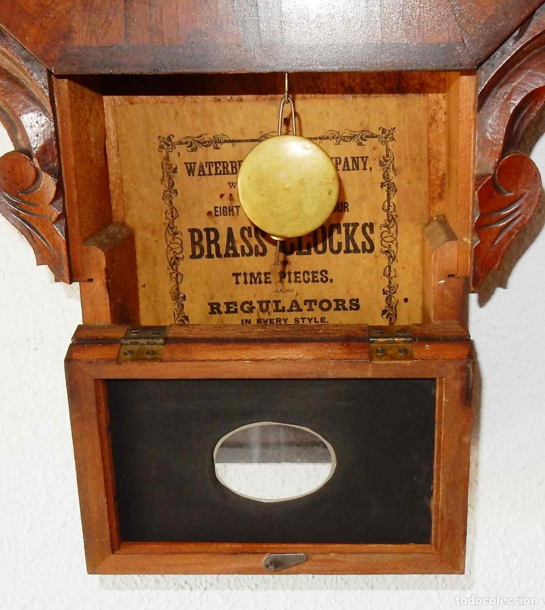 Relojes de pared: Reloj de pared Americano - c 1900 - Foto 3