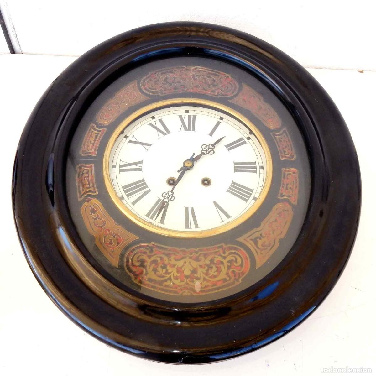 Relojes de pared: Reloj de pared Ojo de Buey- c 1900 - Foto 3