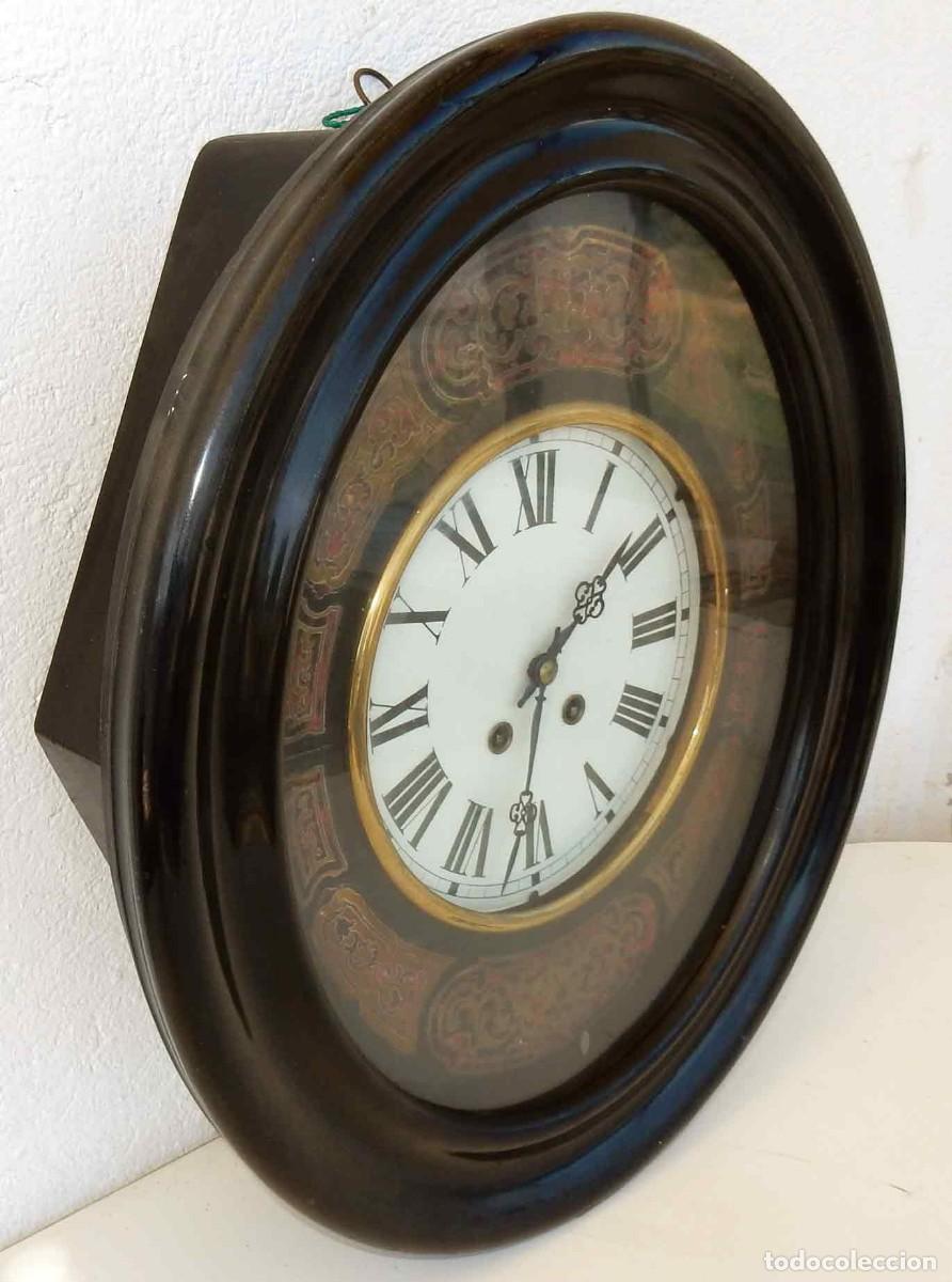 Relojes de pared: Reloj de pared Ojo de Buey- c 1900 - Foto 7
