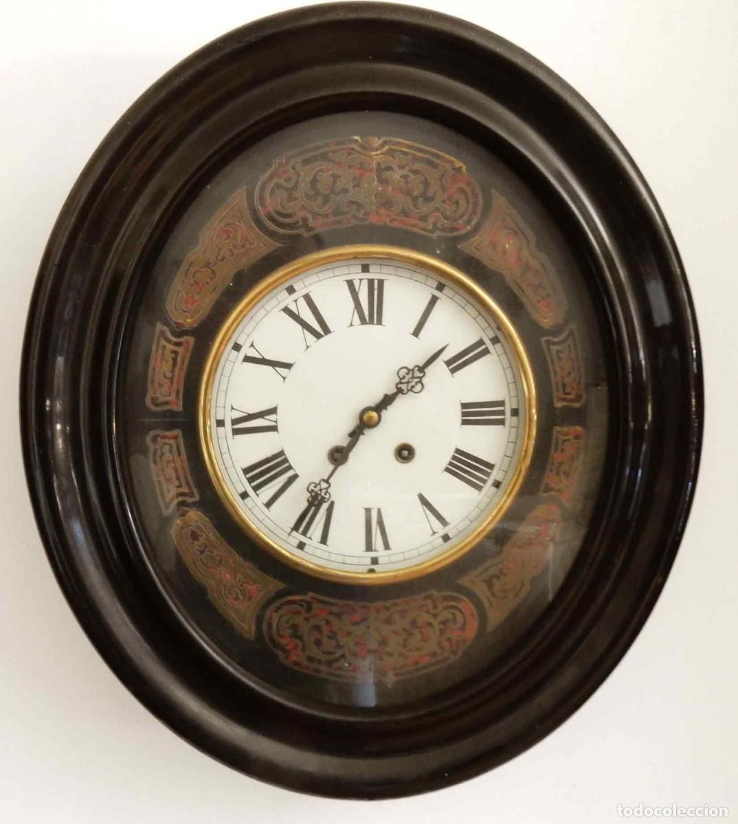 Relojes de pared: Reloj de pared Ojo de Buey- c 1900 - Foto 8