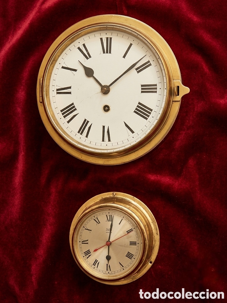 Relojes de pared: Pareja de relojes n&aacute;uticos