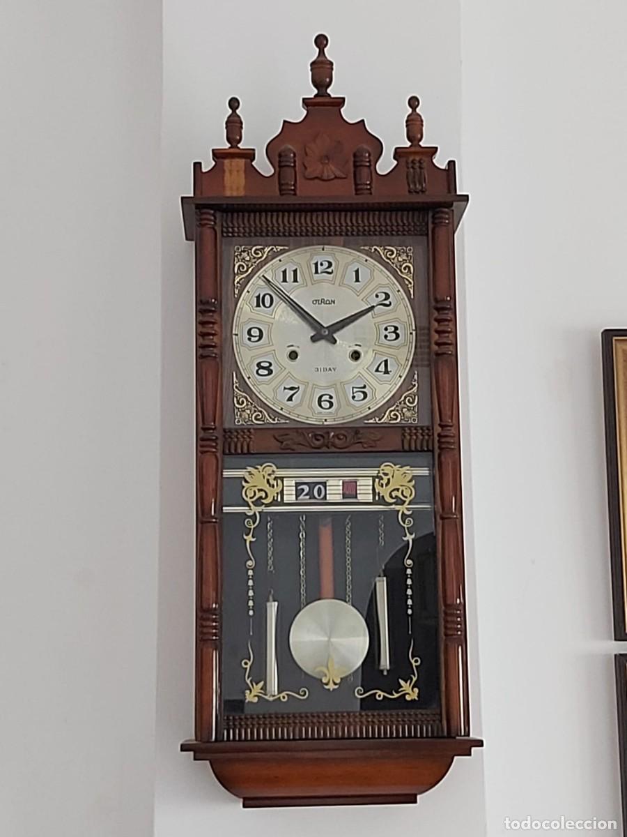 Relojes de pared: Reloj de pared Otron madera antiguo - Foto 1