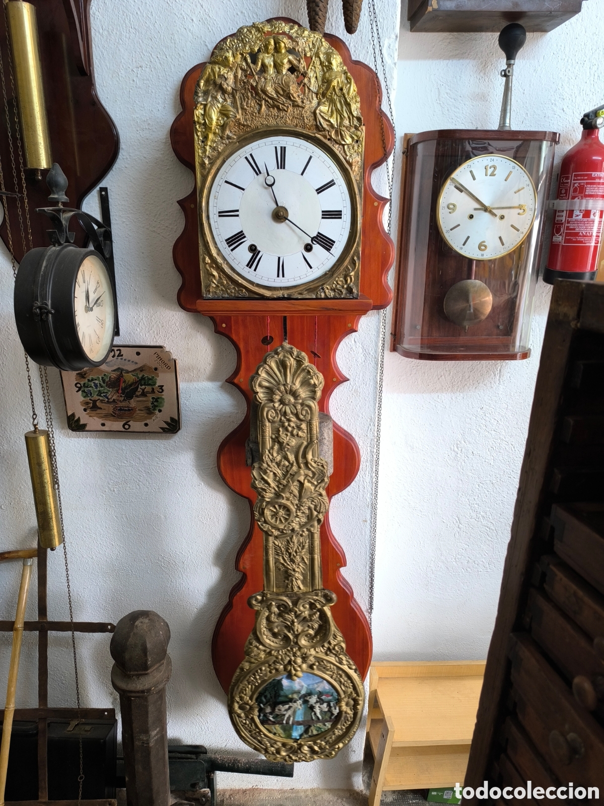 Relojes de pared: Precioso reloj antiguo